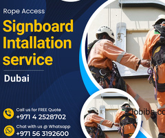 Expert Rope Access Signboard Solutions by Green Smart Technical